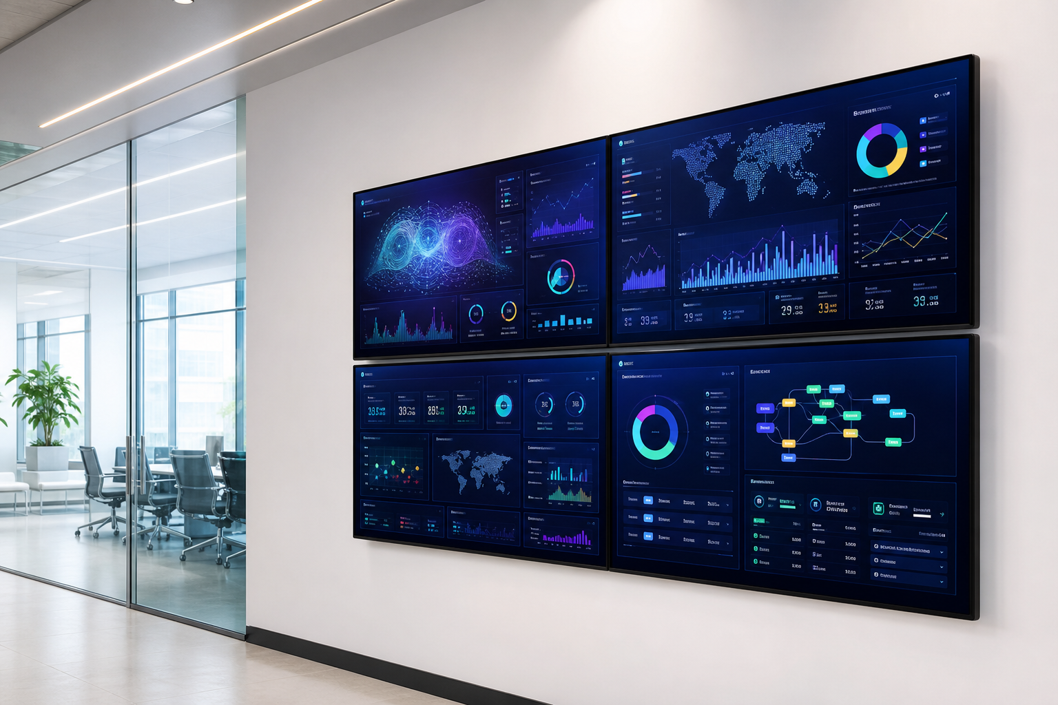 Dashboard de suivi entreprise avec IA