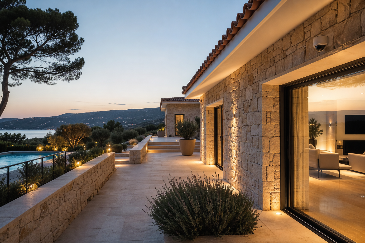 Vidéosurveillance discrète en villa