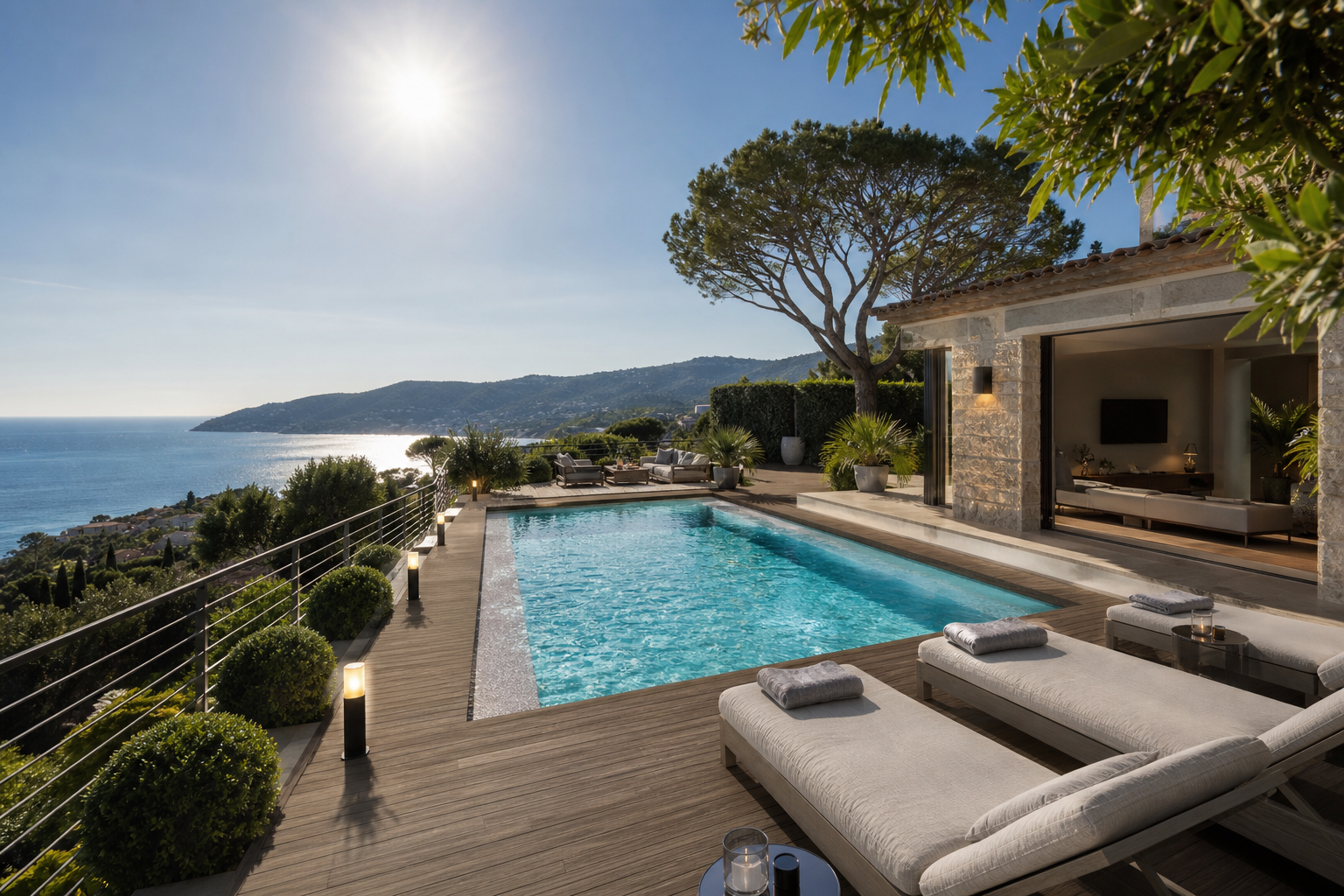 Villa et piscine connectées