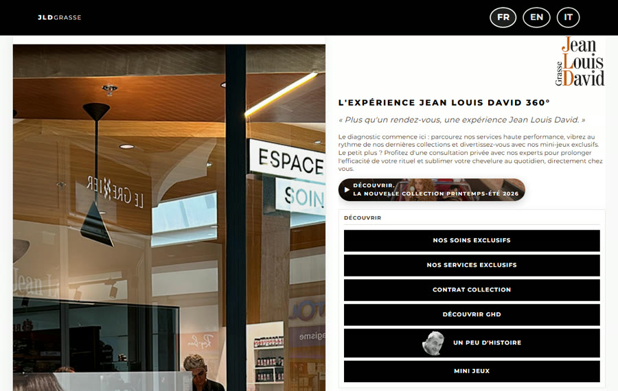 Mini-site Jean Louis David Grasse