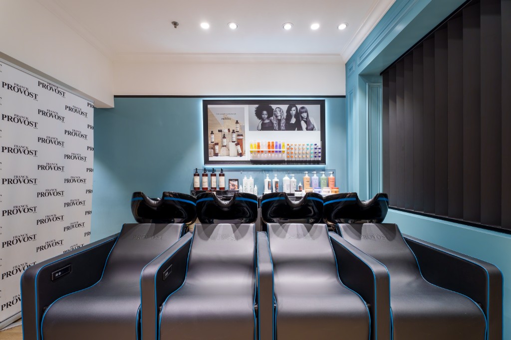 Salon Franck Provost — bac de lavage