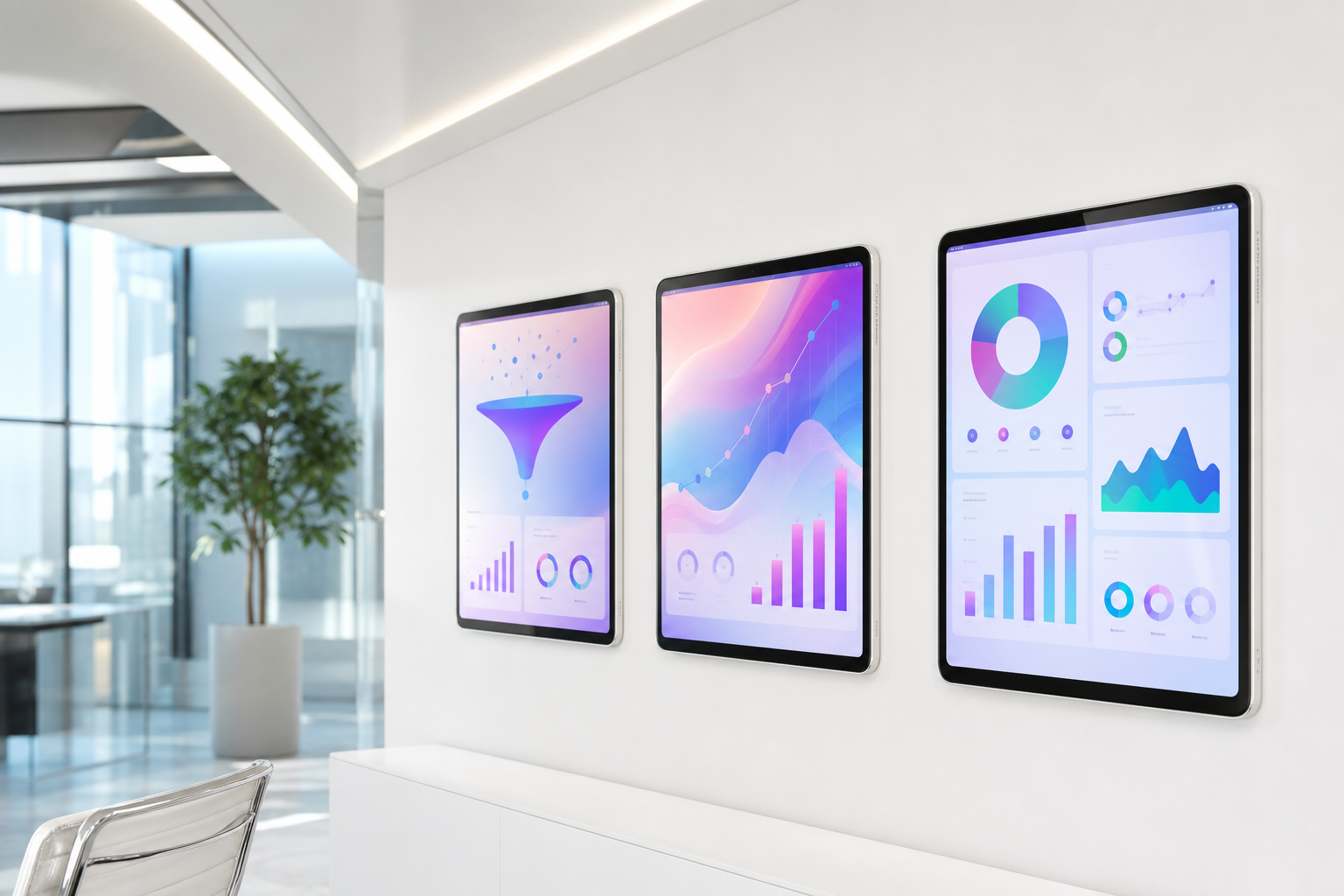 iPad muraux pour solutions IA
