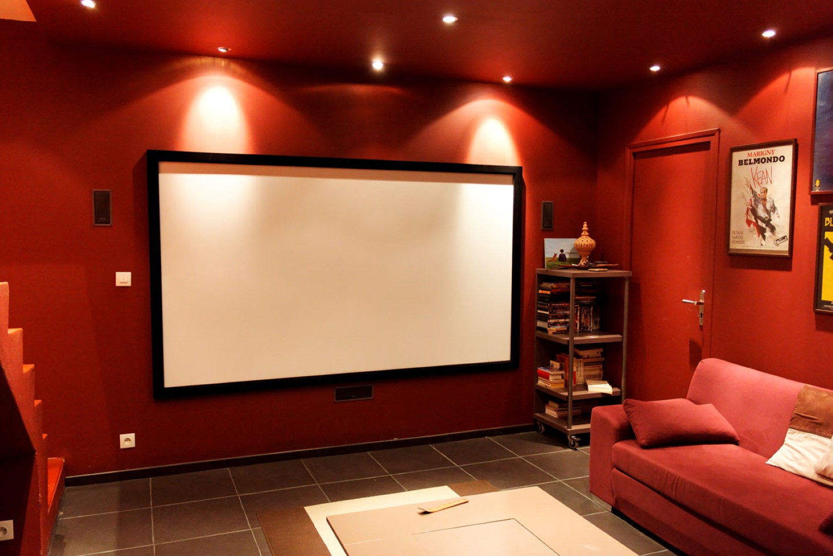 Salle home-cinéma dédiée